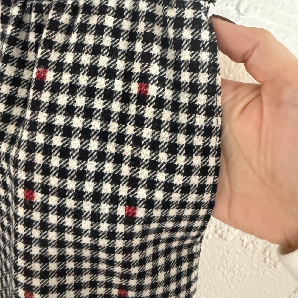 Pendleton Black and White Houndstooth Skirt with Red Details - Picture 7 of 7